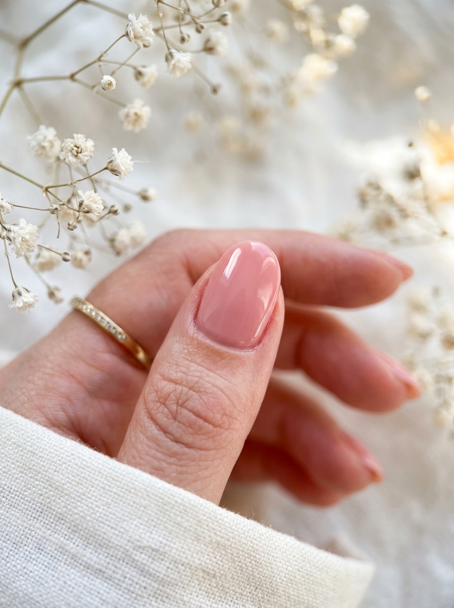 Wnętrze salonu BAZA Nail Studio i stanowisko do manicure
